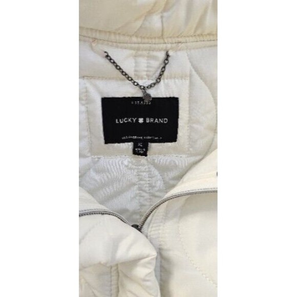 LUCKY BRAND CREAM  Puffer Jacket Sz XLarge NWT - Picture 12 of 13